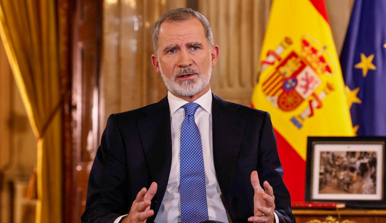Felipe VI en su tradicional mensaje de Navidad