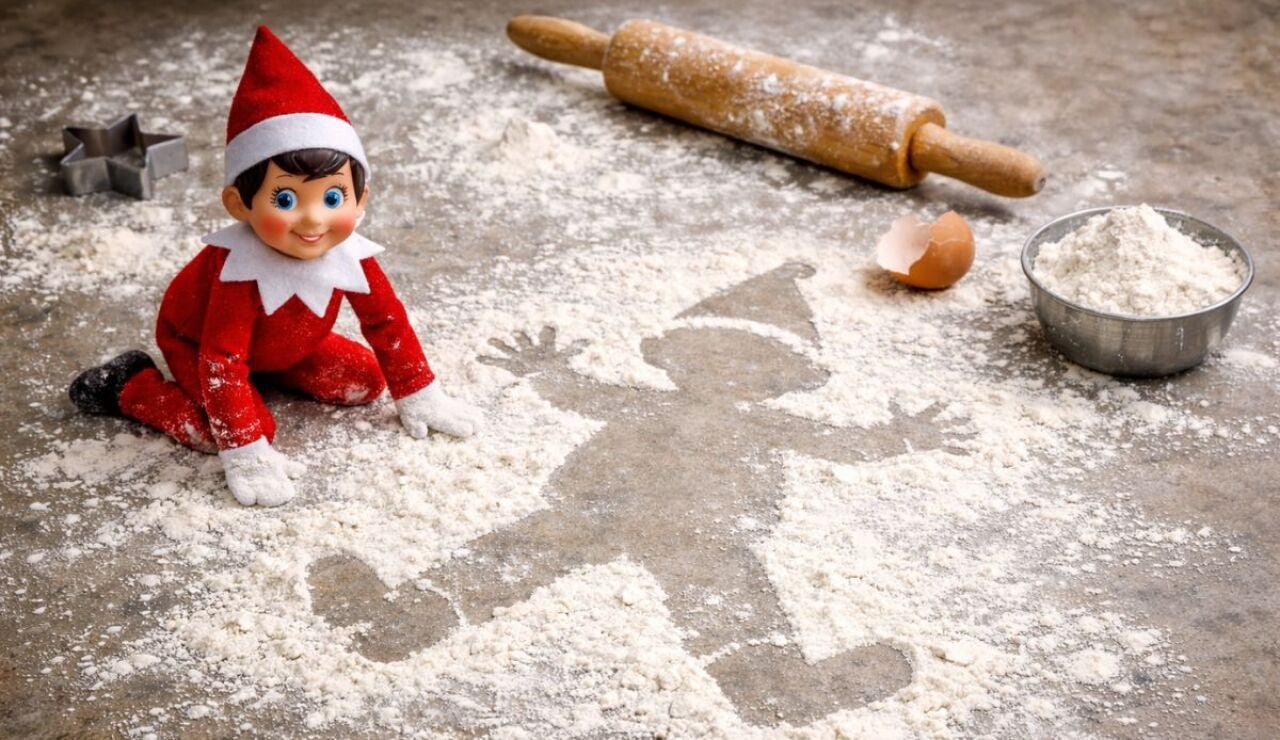 Imagen de archivo de un elfo travieso