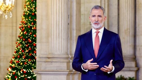El rey Felipe VI pronuncia el tradicional mensaje de Nochebuena