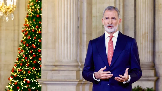 El rey Felipe VI pronuncia el tradicional mensaje de Nochebuena El rey Felipe VI pronuncia el tradicional mensaje de Nochebuena