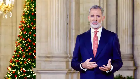 El rey Felipe VI pronuncia el tradicional mensaje de Nochebuena El rey Felipe VI pronuncia el tradicional mensaje de Nochebuena