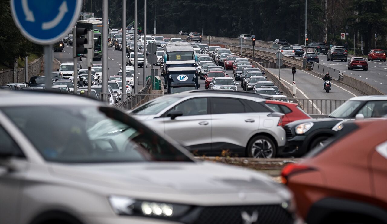 Tr&aacute;fico en la segunda operaci&oacute;n salida de Navidad