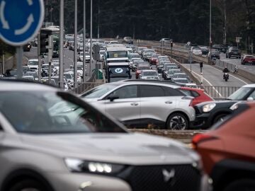 Tr&aacute;fico en la segunda operaci&oacute;n salida de Navidad