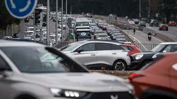 Tráfico en la segunda operación salida de Navidad Tráfico en la segunda operación salida de Navidad