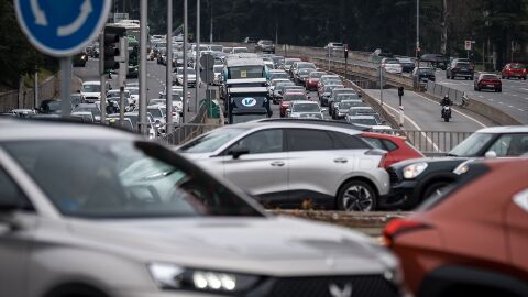 Tr&aacute;fico en la segunda operaci&oacute;n salida de Navidad