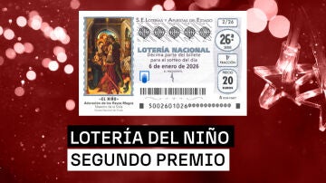 Segundo premio de la Loter&iacute;a del Ni&ntilde;o 2026: d&oacute;nde ha ca&iacute;do y c&oacute;mo ha estado de repartido