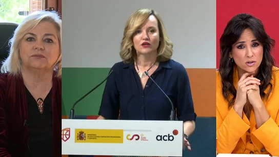 Elena Valenciano en Espejo Público. Elena Valenciano en Espejo Público.