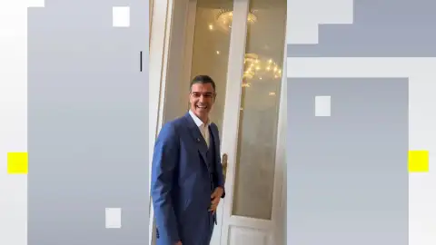 El 'house tour' de Pedro Sánchez "en plan Isabel Preysler": su visita guiada por Moncloa a través de redes sociales Pedro Sánchez durante su 'house tour' en redes