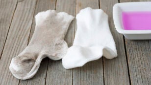 C&oacute;mo blanquear calcetines