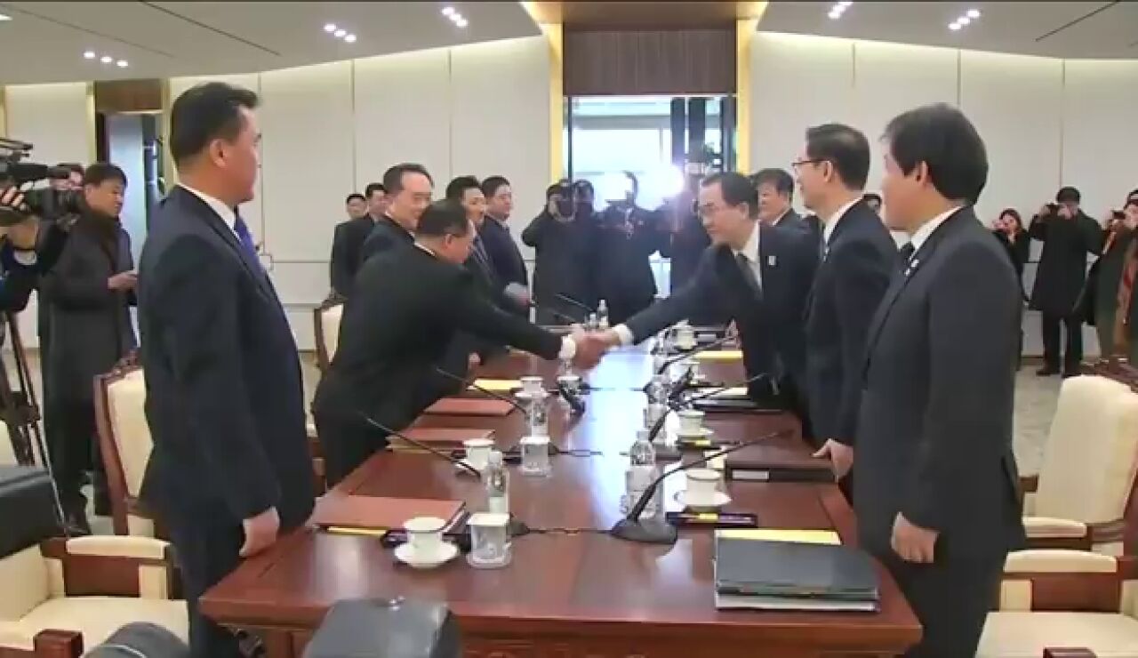 Las dos Coreas se re&uacute;nen por primera vez en dos a&ntilde;os