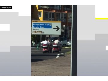 "Welcome to the jungle", la peligrosa moda de los scooters el&eacute;ctricos en el sur de Tenerife