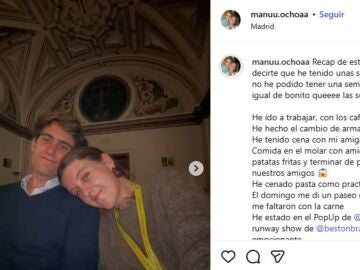 Manuela Ochoa interpreta los mensajes de apoyo en redes como "abrazos que Pedro me manda desde el cielo"