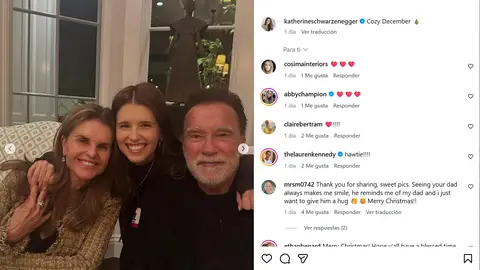Maria Shriver, Katherine Schwarzenegger y Arnold Schwarzenegger Maria Shriver, Katherine Schwarzenegger y Arnold Schwarzenegger