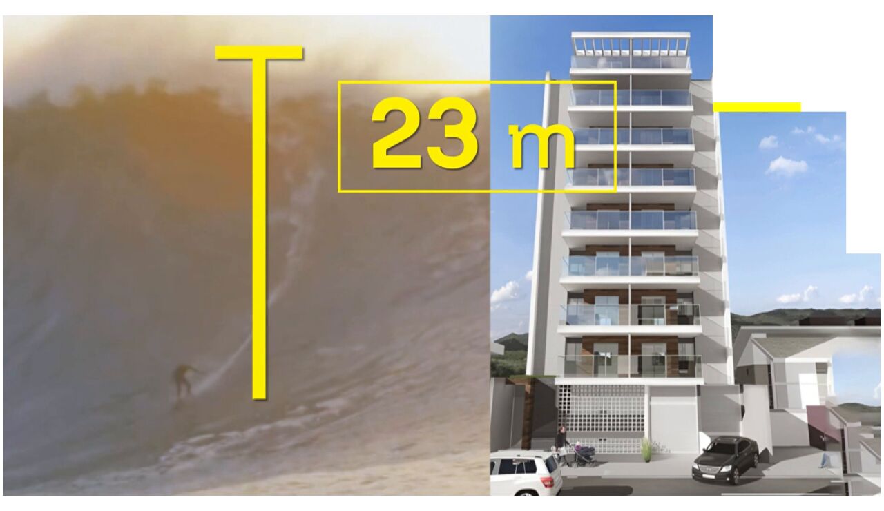 La ola surfeada por Laura Crane en Nazar&eacute;