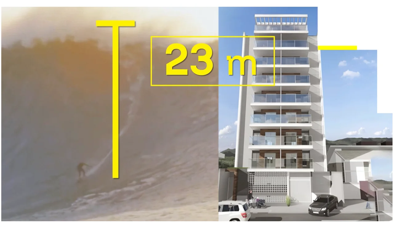 La ola surfeada por Laura Crane en Nazaré