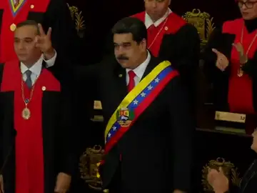 Nicolas Maduro jura para segundo mandato Nicolas Maduro jura para segundo mandato