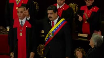 Nicolas Maduro jura para segundo mandato