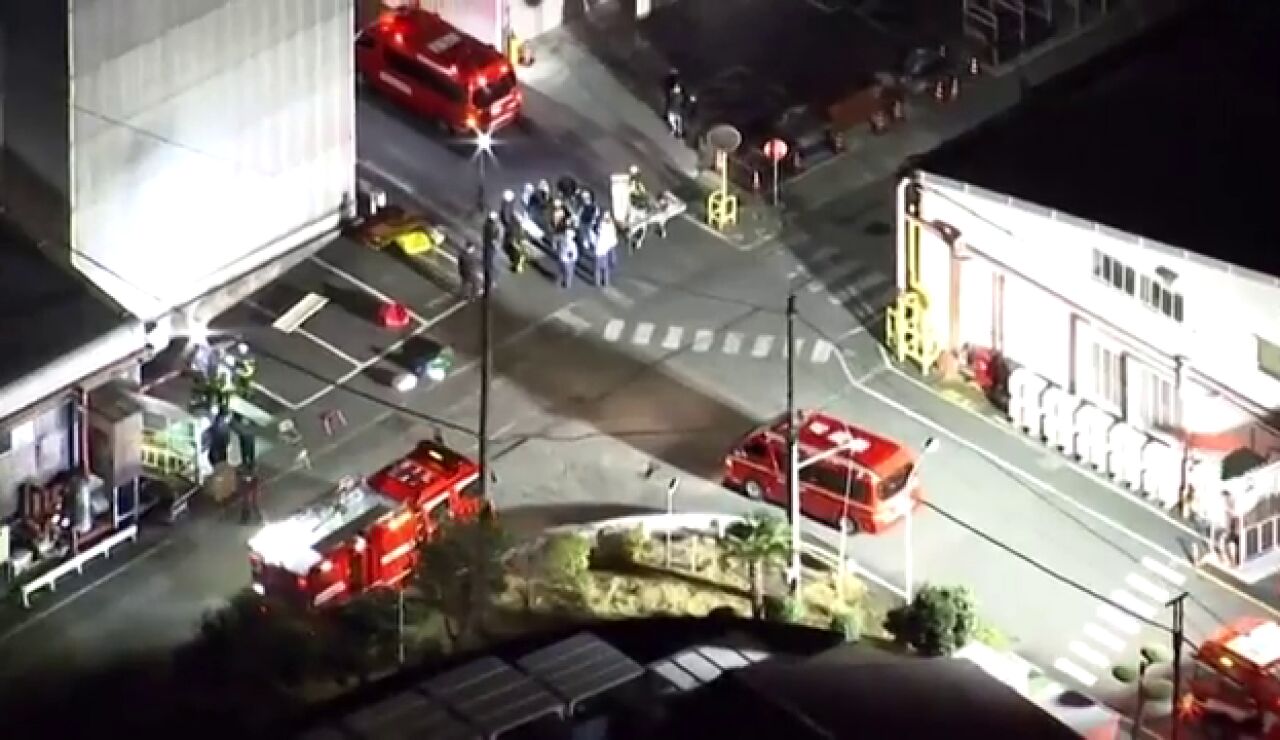 Varios heridos en un apu&ntilde;alamiento m&uacute;ltiple en una f&aacute;brica de Tokio