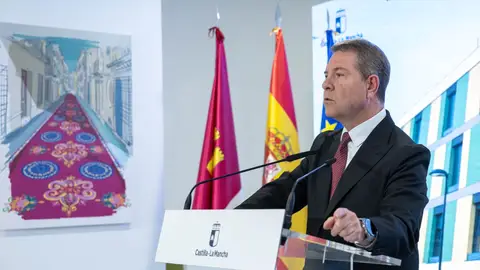 Imagen del presidente de Castilla-La Mancha, Emiliano García Page Imagen del presidente de Castilla-La Mancha, Emiliano García Page