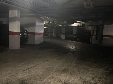 Imagen del garaje donde sucedieron los hechos 