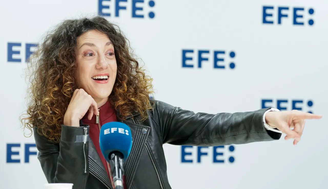 Imagen de la portavoz de Comuns, Aina Vidal