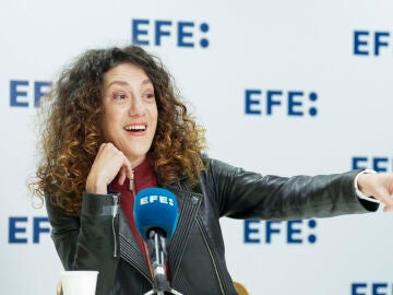 Imagen de la portavoz de Comuns, Aina Vidal 