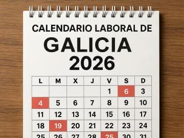 Calendario laboral 2026 en Galicia: estos son los d&iacute;as festivos y puentes