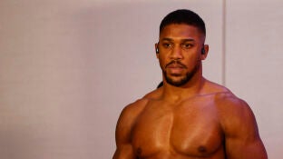El boxeador brit&aacute;nico Anthony Joshua