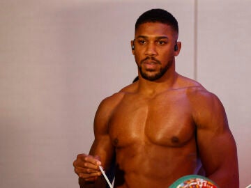 El boxeador brit&aacute;nico Anthony Joshua