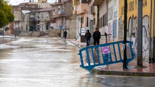 Imagen de inundaciones en Murcia 