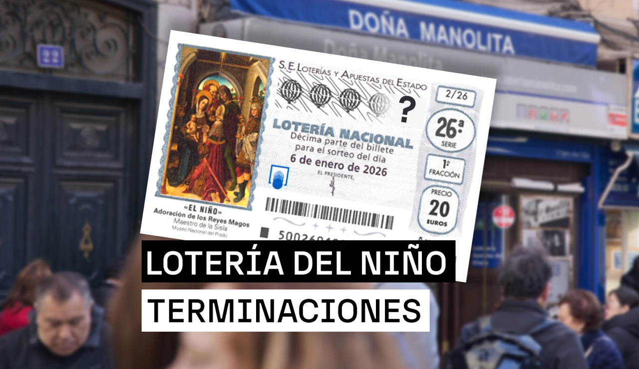 Premios Lotería del Niño 2026: Extracciones a las 3 últimas cifras