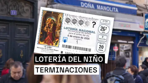 Premios Lotería del Niño 2026: Extracciones a las 3 últimas cifras Premios Lotería del Niño 2026: Extracciones a las 3 últimas cifras
