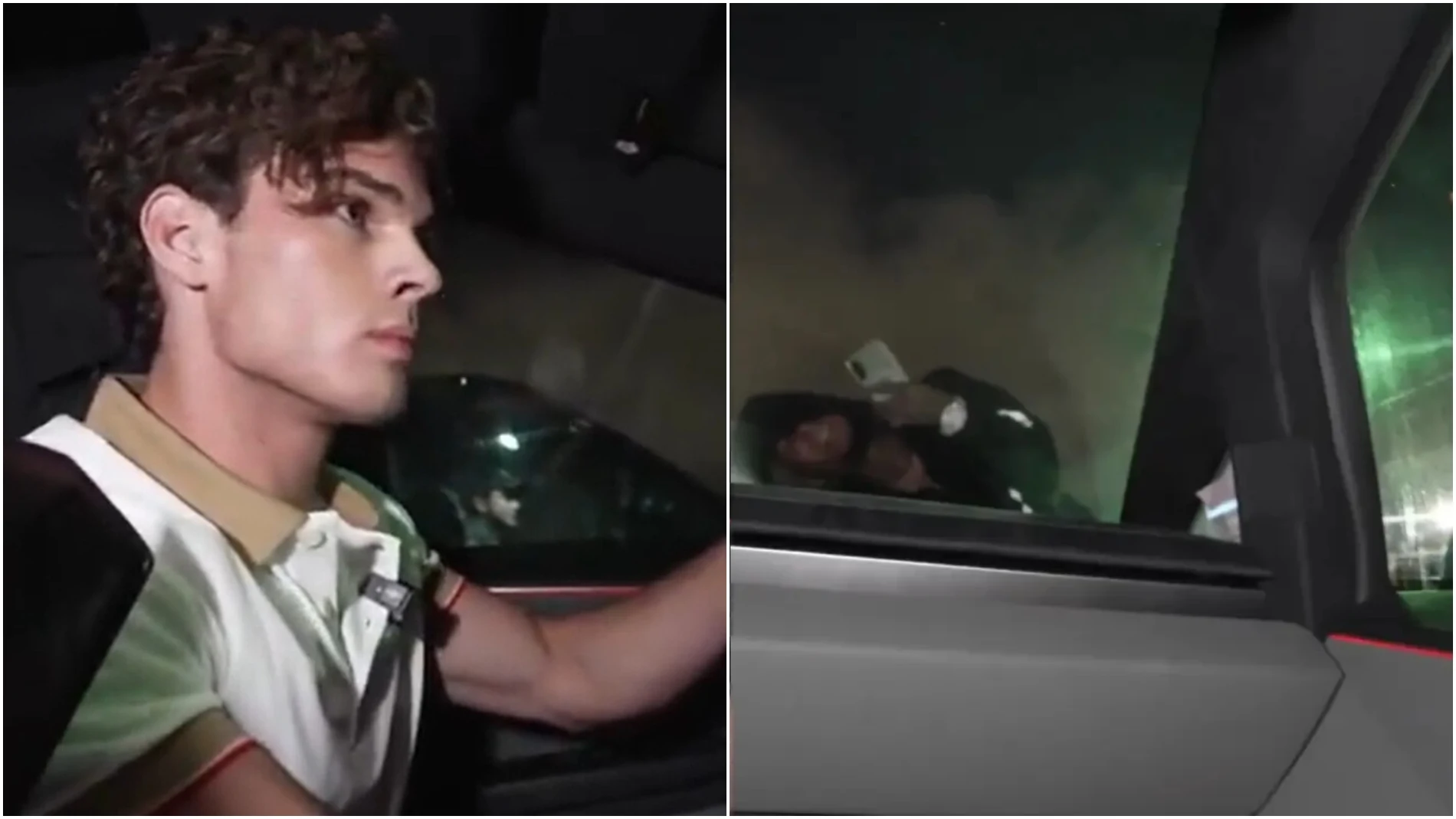 Imágenes de la retransmisión en directo en el cual sucedió el atropello Imágenes de la retransmisión en directo en el cual sucedió el atropello