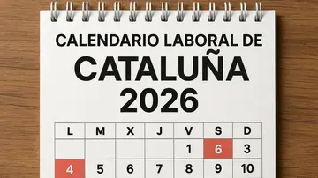 Calendario laboral 2026 en Cataluña: estos son los días festivos y puentes Calendario laboral 2026 en Cataluña: estos son los días festivos y puentes