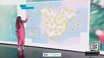 La previsión del tiempo de Mercedes Martín La previsión del tiempo de Mercedes Martín