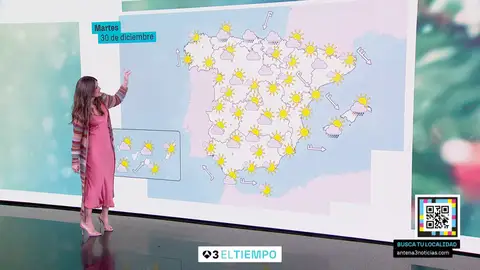 La previsión del tiempo de Mercedes Martín La previsión del tiempo de Mercedes Martín
