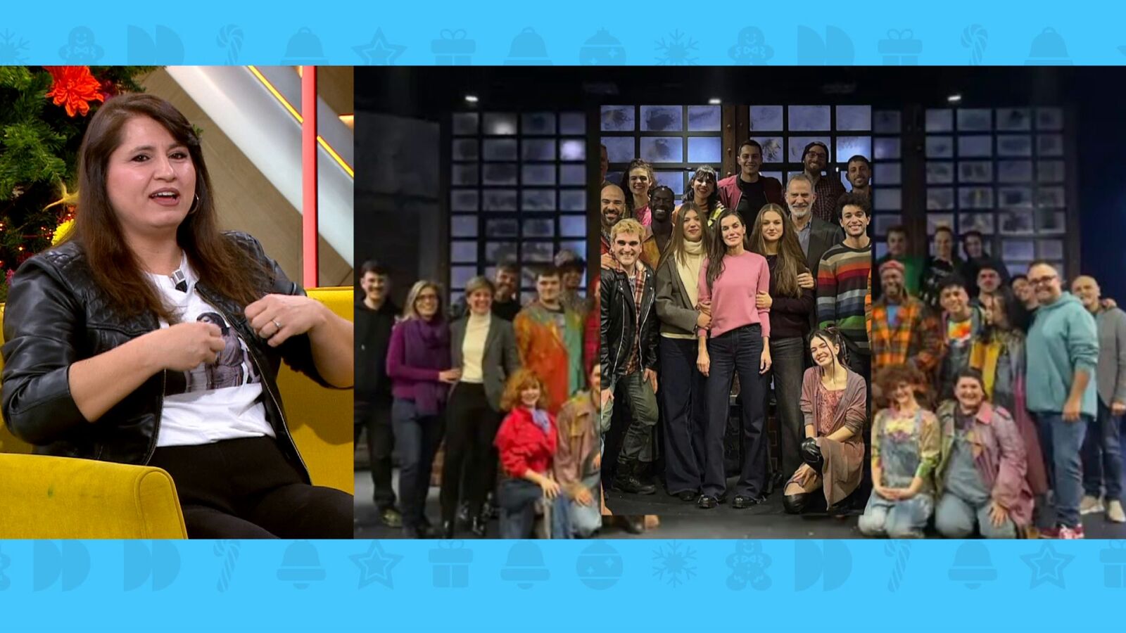 La visita sorpresa de la Familia Real al teatro: 