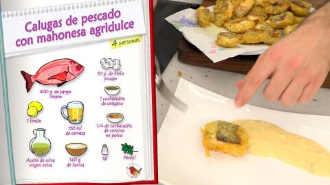 Ingredientes Calugas de pescado