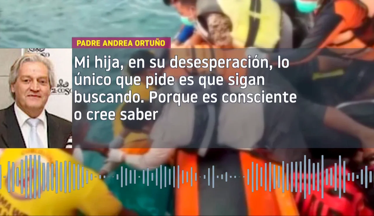 El abuelo de la familia desaparecida en Indonesia: “El barco se hundió instantáneamente"