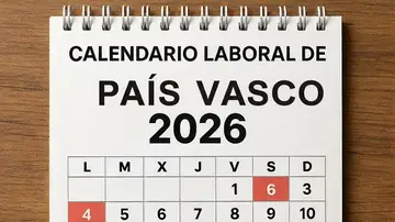 Calendario laboral 2026 en País Vasco: estos son los días festivos y puentes Calendario laboral 2026 en País Vasco: estos son los días festivos y puentes