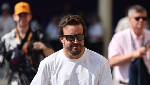 Alonso en el circuito de Yas Marina la pasada temporada