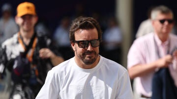 Alonso en el circuito de Yas Marina la pasada temporada