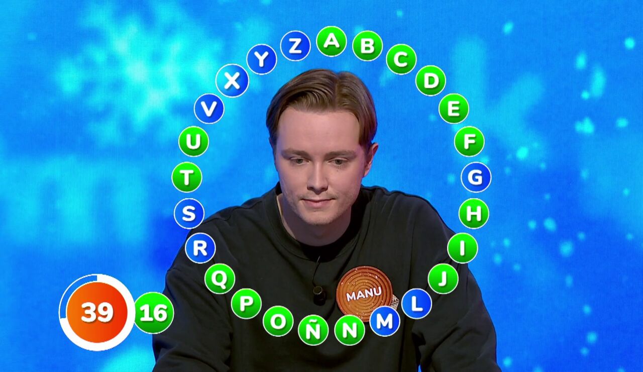 Manu, a seis aciertos de evitar la Silla Azul: Rosa le reta a la remontada en El Rosco