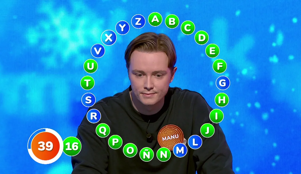 Manu, a seis aciertos de evitar la Silla Azul: Rosa le reta a la remontada en El Rosco