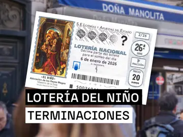 Extracciones a las 3 últimas cifras de la Loteria del Niño 2026: qué son y cuánto se gana si tienes un número premiado Extracciones a las 3 últimas cifras de la Loteria del Niño 2026: qué son y cuánto se gana si tienes un número premiado