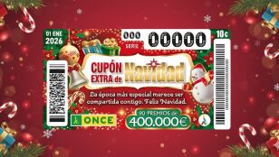Premios del Sorteo de loter&iacute;a del Cup&oacute;n Extra de Navidad ONCE del 1 de enero 2026