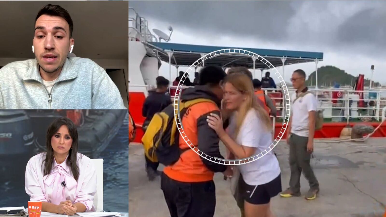 Jorge realizó un viaje similar al de la familia víctima del naufragio de Indonesia: 
