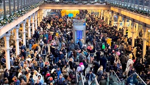 Estaci&oacute;n de St. Pancras, en Londres