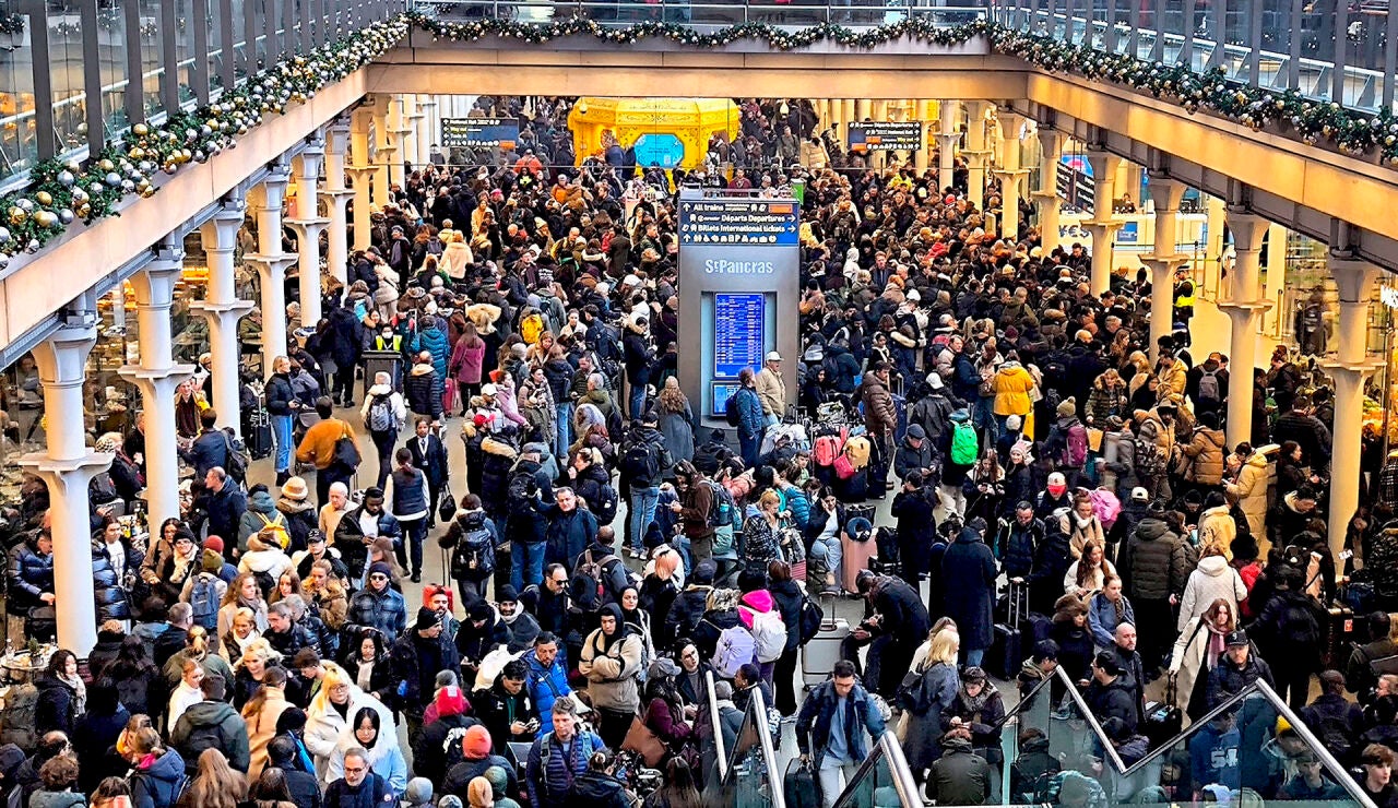 Estaci&oacute;n de St. Pancras, en Londres