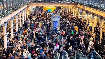 Estaci&oacute;n de St. Pancras, en Londres